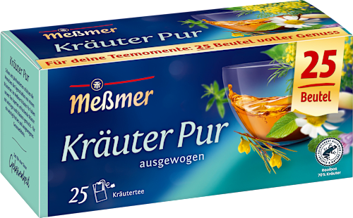 Kräutertee Pur (25 Beutel) Meßmer