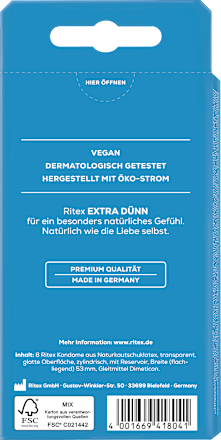 Kondome Extra dünn Ritex
