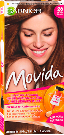 Haartönung 26 Goldbraun  Movida