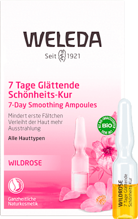 Ampullen Wildrose 7 Tage Glättende Schönheits-Kur WELEDA