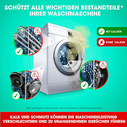 Kalkreiniger Wasserenthärter Gel Hygiene Plus Calgon