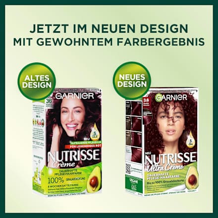 Haarfarbe 3.6 Dunkle Kirsche GARNIER NUTRISSE