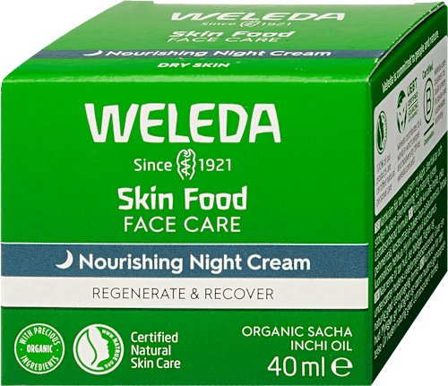 Skin Food éjszakai arckrém WELEDA