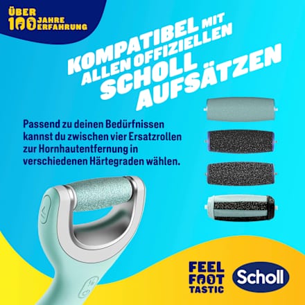Hornhaut-Entferner elektrisch, Velvet Smooth Pro Scholl