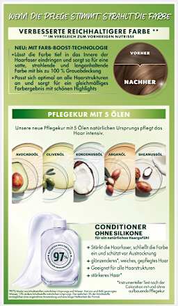 Nutrisse Creme dauerhafte Pflege-Haarfarbe - Nr. 60 Karamell Dunkelblond GARNIER NUTRISSE