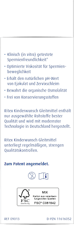 Kinderwunsch Gleitmittel 8x4ml Ritex