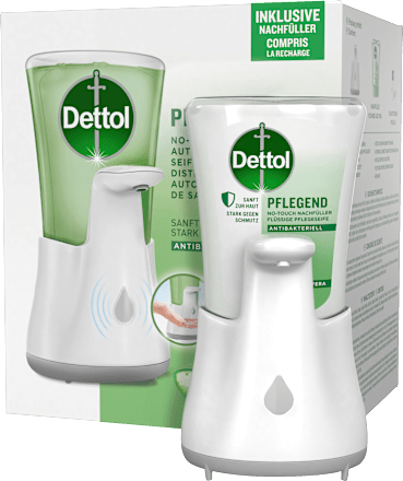 Seifenspender No-Touch + Nachfüllpack Dettol