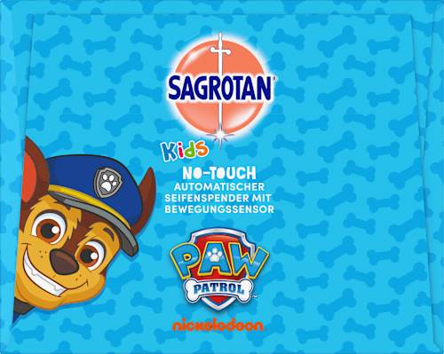 Seifenspender No Touch Kids + Nachfüllpack Aloe Vera Sagrotan