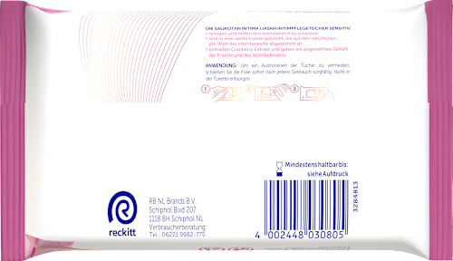 Intimpflegetücher Sensitive INTIMA LIASAN