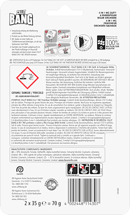 WC Stein 6in1 Duft & Farbspüler Wilde Orchidee CILLIT BANG