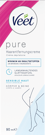 Enthaarungscreme Körper & Beine sensitiv Veet
