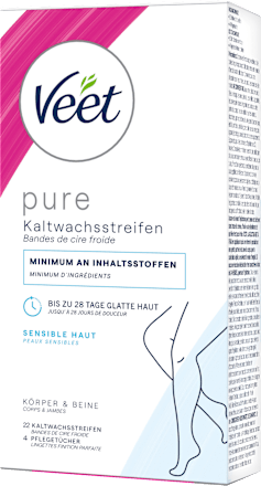Kaltwachsstreifen Körper & Beine sensitiv Veet