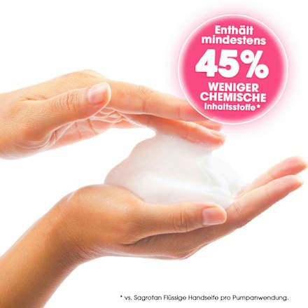 Schaumhandseife Kirschblüte & Rose Nachfüllpack Sagrotan
