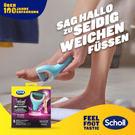 Hornhaut-Entferner elektrisch, Velvet Smooth Pro Scholl