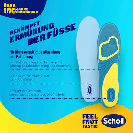 Gel Einlegesohlen Gel Activ Everyday Gr. 40-46,5 Scholl