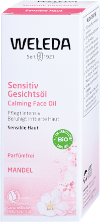 Pomirjujoče olje za obraz z mandljem WELEDA