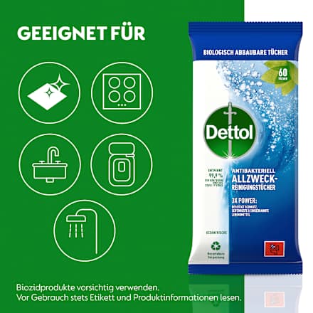 Allzwcktücher Ozeanfrische Dettol