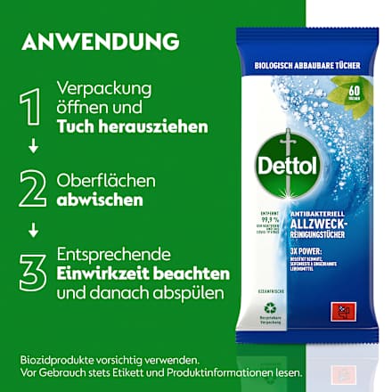 Allzwcktücher Ozeanfrische Dettol