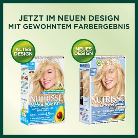 Haarfarbe 100 Sommer-Blond, Extra Helles Naturblond GARNIER NUTRISSE