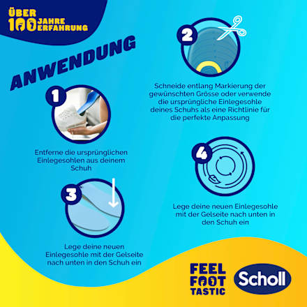 Gel Einlegesohlen Gel Activ Everyday Gr. 40-46,5 Scholl