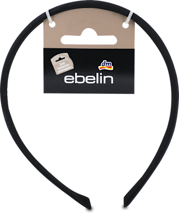 Obroč za lase - črn ebelin