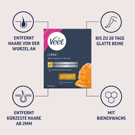Warmwachsperlen Expert Veet