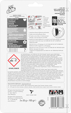 6in1 WC Duft & Farbspüler Tropische Lagune Spar Pack CILLIT BANG