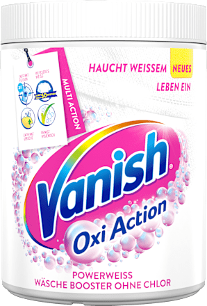 Fleckenentferner Pulver Oxi Action Weiß Vanish Oxi Action