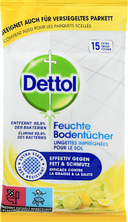 Feuchte Bodentücher Zitrone & Limette Dettol