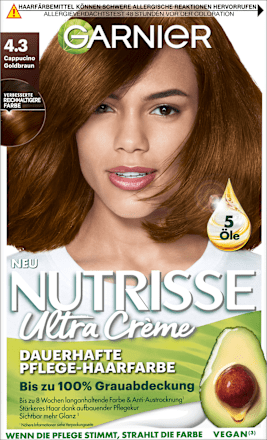 Haarfarbe 4.3 Cappucino Goldbraun  GARNIER NUTRISSE