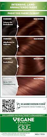 Haarfarbe 4.5 Schokobraun GARNIER NUTRISSE