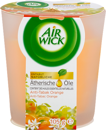 Wohlfühl Duftkerze Anti-Tabak Orange AirWick