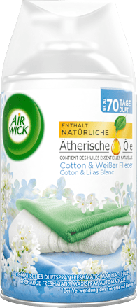Lufterfrischer Freshmatic Cotton & Weißer Flieder Nachfüllpack AirWick