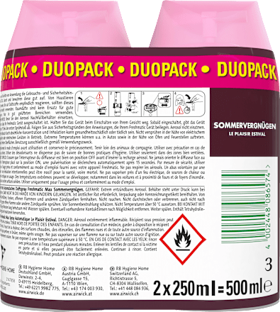 Lufterfrischer Freshmatic Sommervergnügen Nachfüllpack (2x250 ml) AirWick