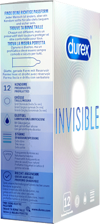 Invisible Kondome Durex