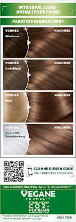 Nutrisse Creme dauerhafte Pflege-Haarfarbe - Nr. 60 Karamell Dunkelblond GARNIER NUTRISSE