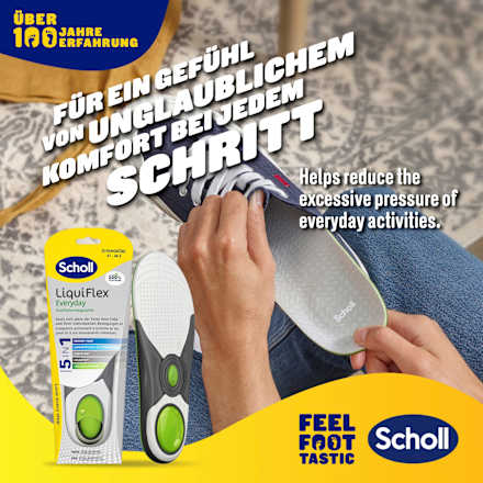 Einlegesohlen Komfort LiquiFlex Everyday Gr. S Scholl