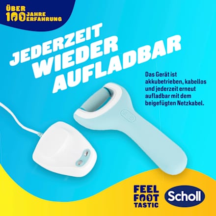 Hornhaut-Entferner elektrisch, Velvet Smooth Pro Scholl