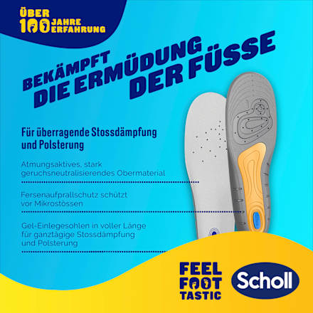 Einlegesohlen, Gel Activ Work für Männer (1 Paar) Scholl