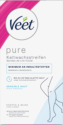 Kaltwachsstreifen Körper & Beine sensitiv Veet