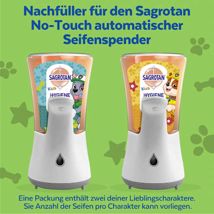 Seifenspender No Touch Kids Spaß-Macher Nachfüllpack Sagrotan