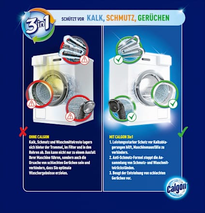 Waschmaschinenreiniger 4in1 Tabs Calgon
