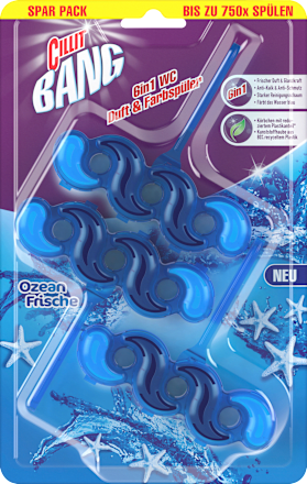 6in1 WC Duft & Farbspüler Tropische Lagune Spar Pack CILLIT BANG