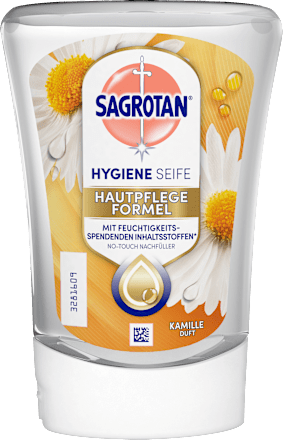 Seifenspender No Touch Kamille & Lotus, Hydra Care Nachfüllpack Sagrotan