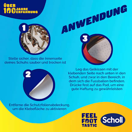 Druckstellenschutz Ballen Gelpads Scholl