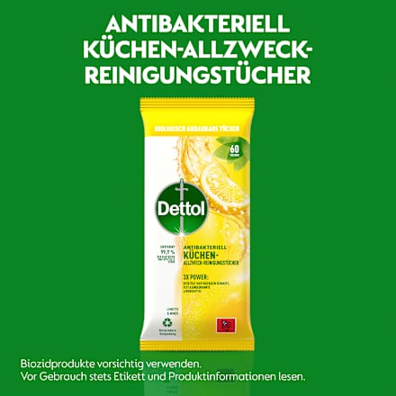 Allzwecktücher Limette & Minze Dettol
