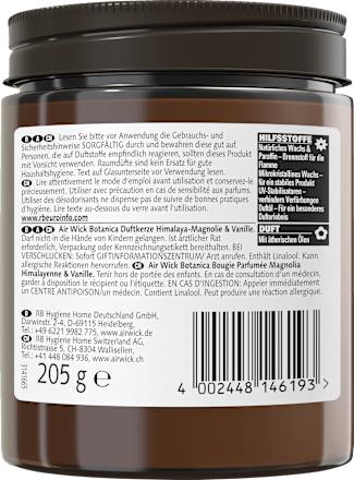 Duftkerze im Glas Himalaya-Magnolie & Vanille 205 g BOTANICA BY AIR WICK