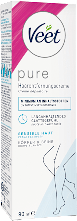 Enthaarungscreme Körper & Beine sensitiv Veet