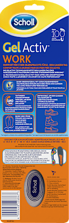 Gel Einlegesohlen Activ Work Gr. 35,5 - 40,5 Scholl