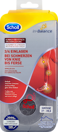 In-Balance ¾ Einlagen Größe 37 - 39,5 Scholl